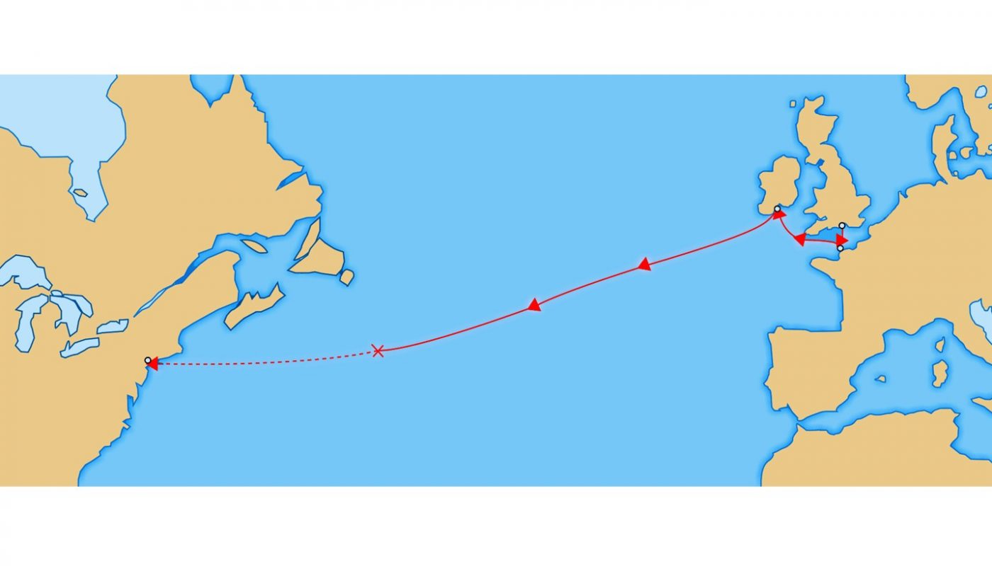 Titanic Wreck Location